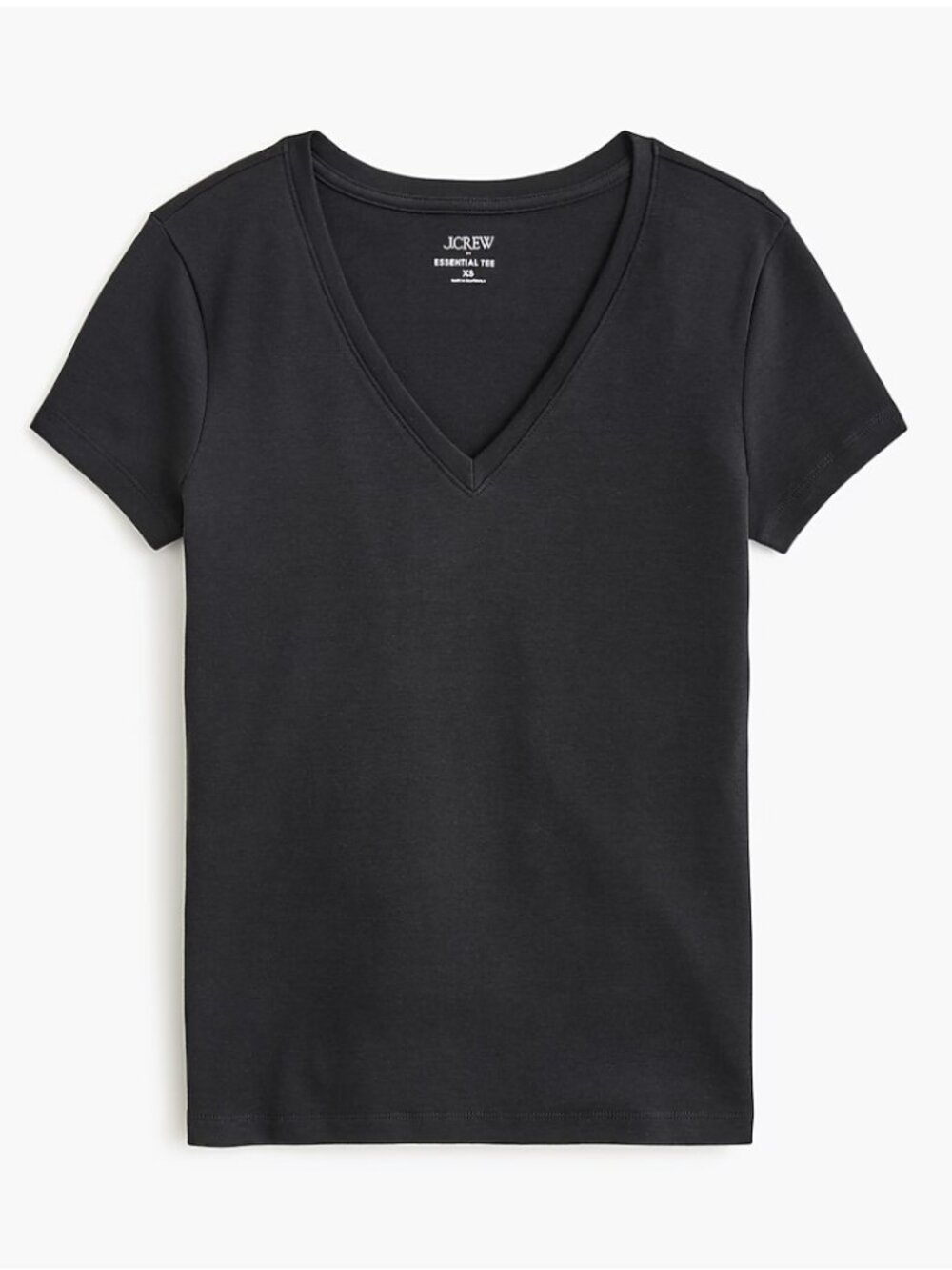 NEW NWT J. Crew Factory Essential V-neck tee Color: Black